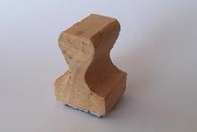 Timbro manuale in legno 26x10 mm
